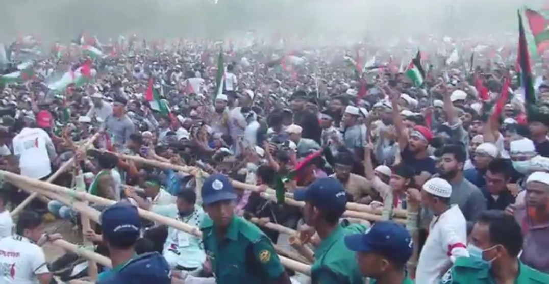 বাংলাদেশে মার্চ ফর গাজা’ কর্মসূচি শুরু হয়েছে