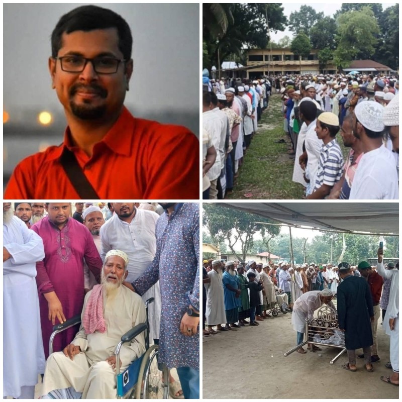 দীর্ঘদিন রোগ শোকে ভোগার পর ন্যাশনাল ব্র্যাক ব্যাংক অফিসার রাশেদ চলে গেলেন না ফেরার দেশে