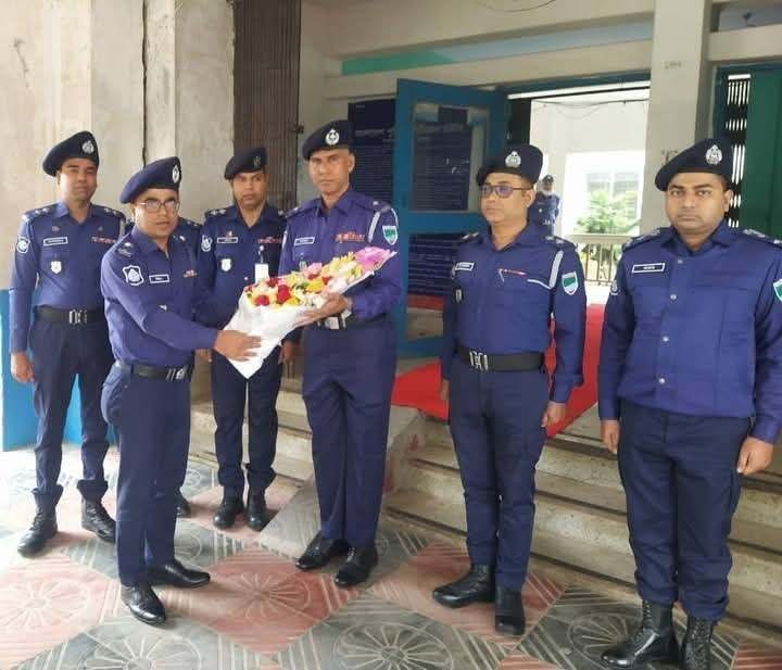 যশোর পুলিশ সুপার মহোদয়ের বাঘারপাড়া থানা বার্ষিক পরিদর্শন।