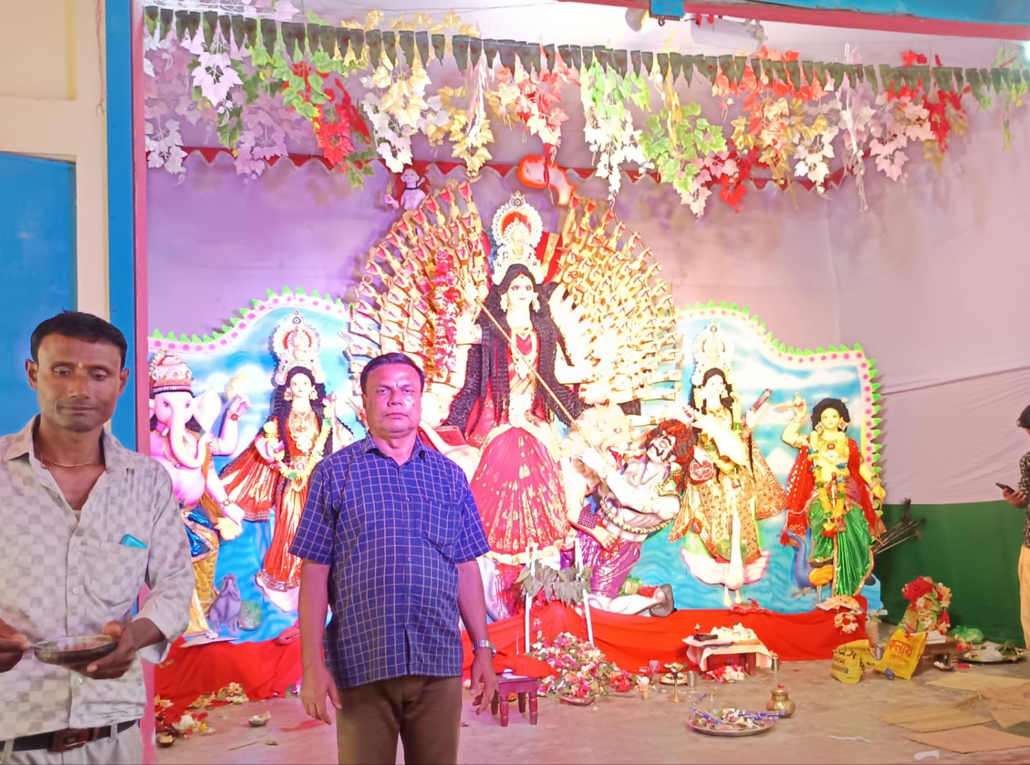 কমলগঞ্জে ৫ দিনব্যাপী শতভূজা বাসন্তীপূজায় দর্শনার্থীদের ভীড়
