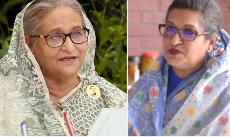 ছোট বোনকে নিয়ে কোথায় গেলেন শেখ হাসিনা