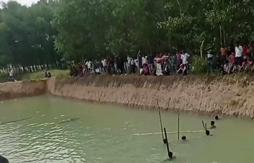 শ্রীপুরে পুকুরে নেমে নিখোঁজ শ্রমিকের লাশ ২ ঘণ্টা পর উদ্ধার