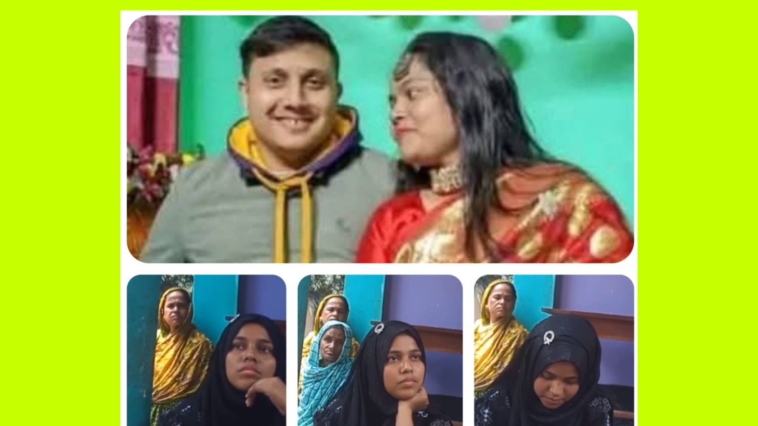 পঞ্চগড়ের বোদায় স্বামীর বাড়িতে স্ত্রী অনশনে