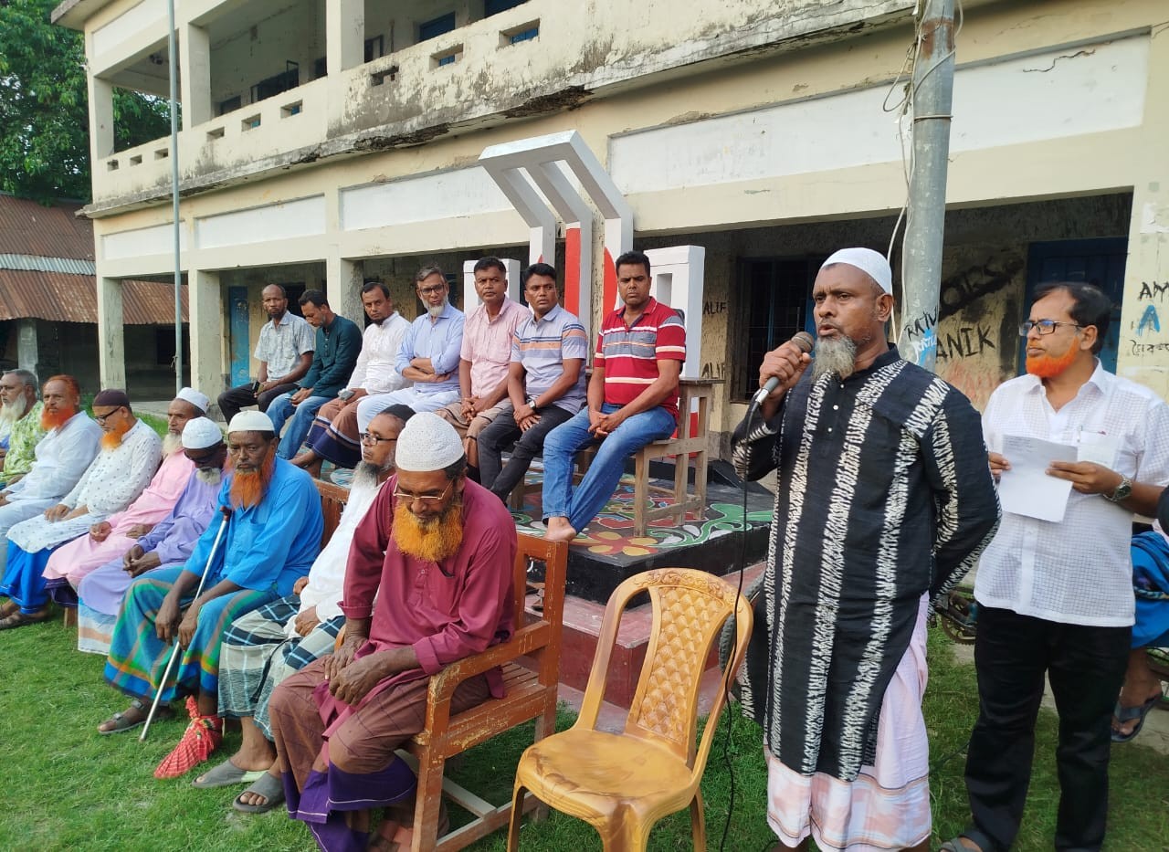কালিয়ায় চাঁদাবাজ,-সন্ত্রাস ও মাদকের বিরুদ্ধে ঐক্যবদ্ধ  গ্রামবাসী