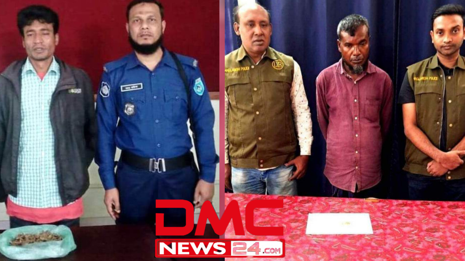 ঠাকুরগাঁওয়ে মাদকদ্রব্য সহ গ্রেফতার ৫
