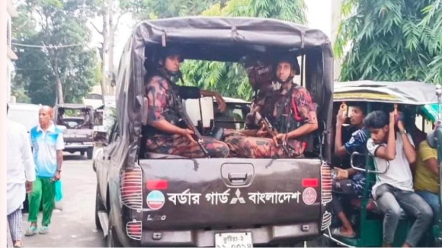 জুলাই গণঅভ্যুত্থান দিবস ঘিরে গোপালগঞ্জে নিরাপত্তা জোরদার, মোতায়েন ৫ প্লাটুন বিজিবি