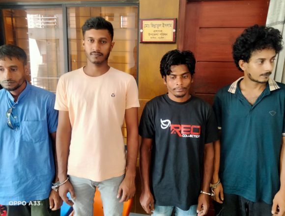 কালিয়ায় মাদক সেবনের দায়ে ৪ জনের অর্থদণ্ড সহ কারাদণ্ড